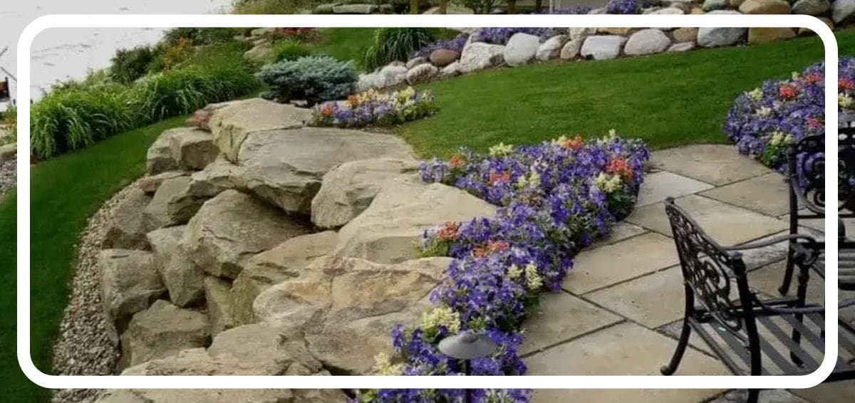 landscaping with large stone