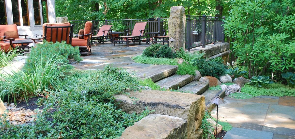 stone patio