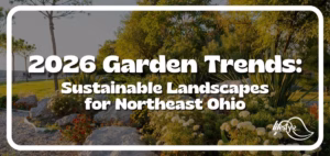 Spring Garden scene with article title overlay