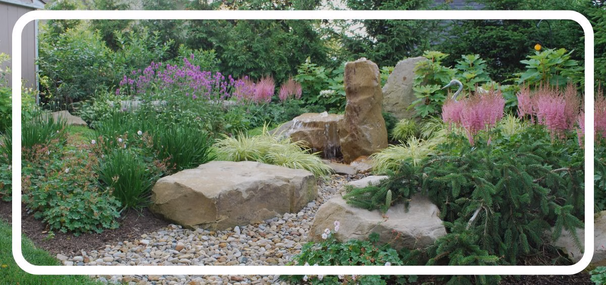 landscaped garden