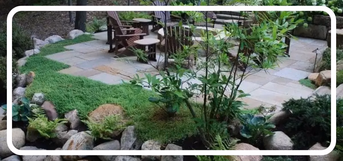 stone patio