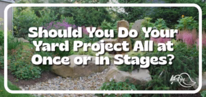 landscaped garden pic with article title overlaid