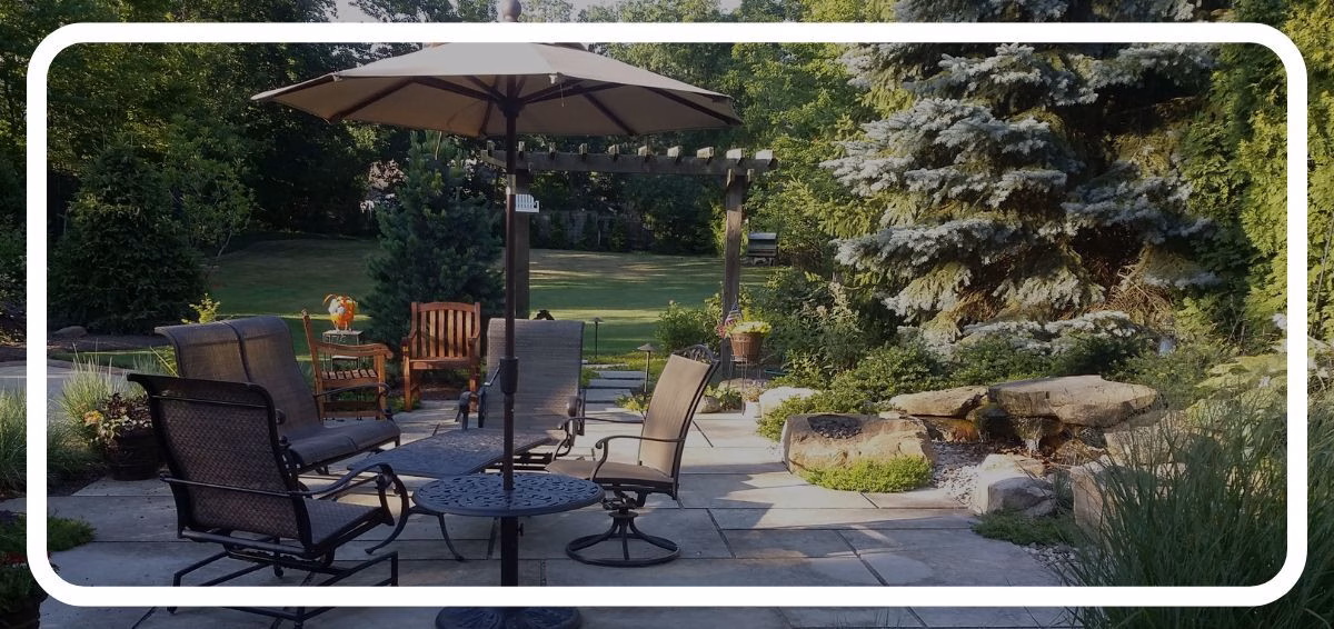 Outdoor living outdoor dining area